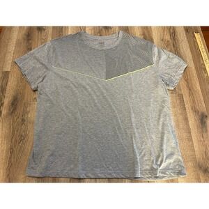 The Foundry Shirt, Women's Size 3XL, Gray, Lime Green, Short Sleeve